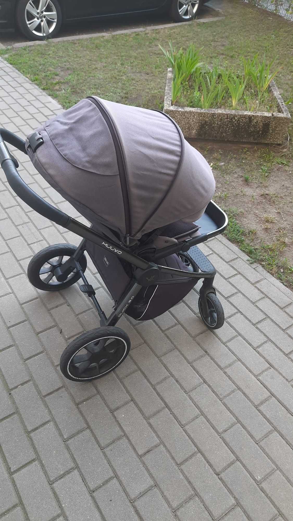 Wózek 3 w 1 muuvo quick 3.0 + Cybex cloud I-size Z z bazą obrotową