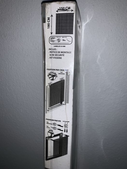 4x Estores de perciana para janela de aluminio 1500x1800mm