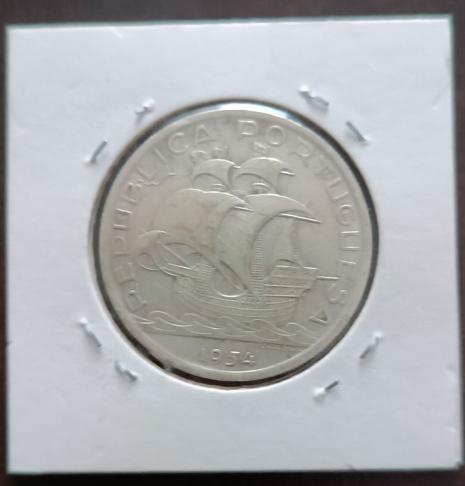 Moeda de 10 escudos 1954