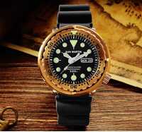 Чоловічий годинник часы San Martin Tuna Bronze 300m Automatic Sapphire