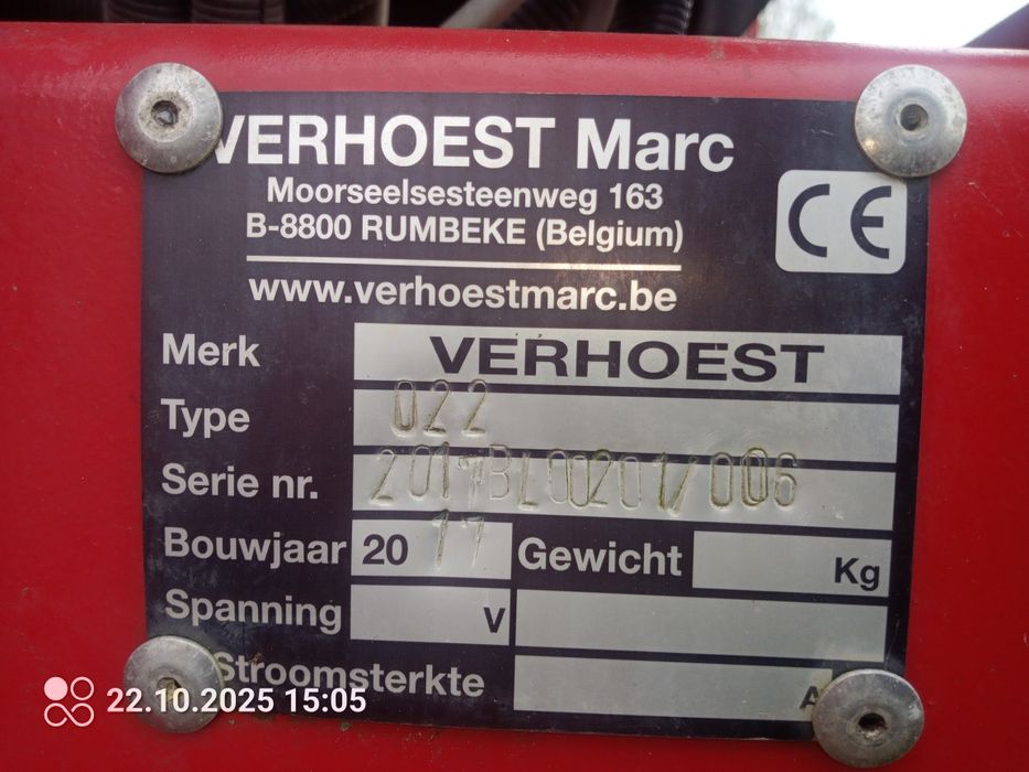 Kombajn do kalafiora brokuła verhoest