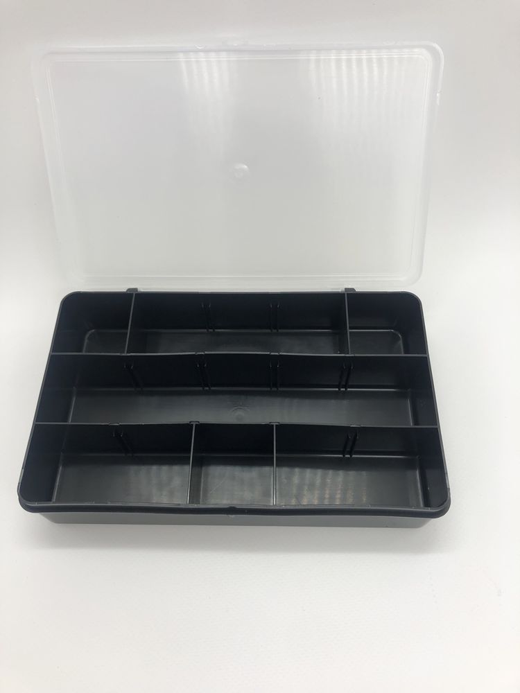 Продам пластиковий чорний органайзер для хранения мелких деталей