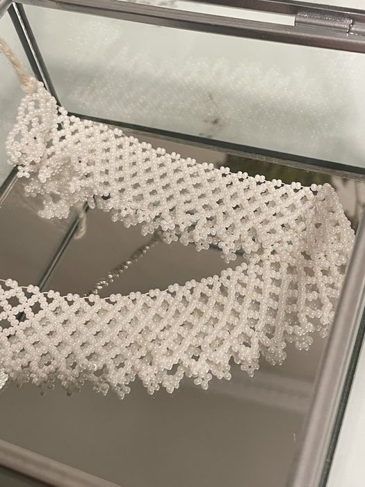 Силянка біла з чеського бісеру