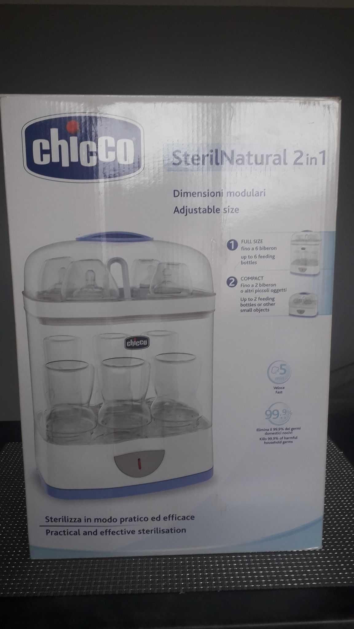 Modułowy sterylizator Chicco 2w1