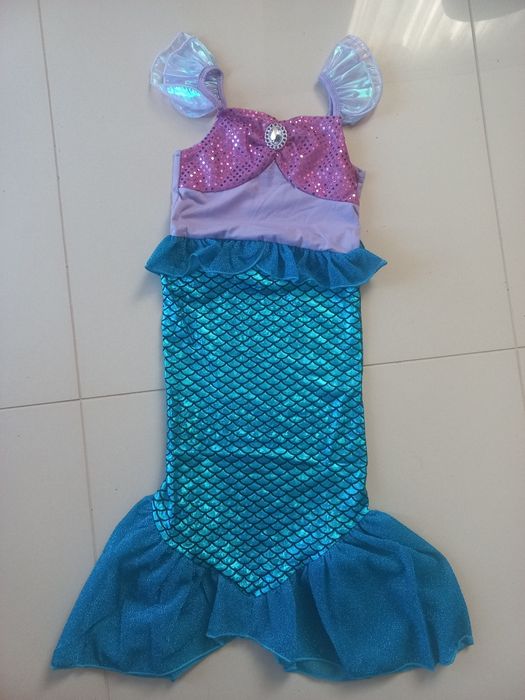 Sukienka księżniczka morskia strój syrenki przebranie na bal choinkę