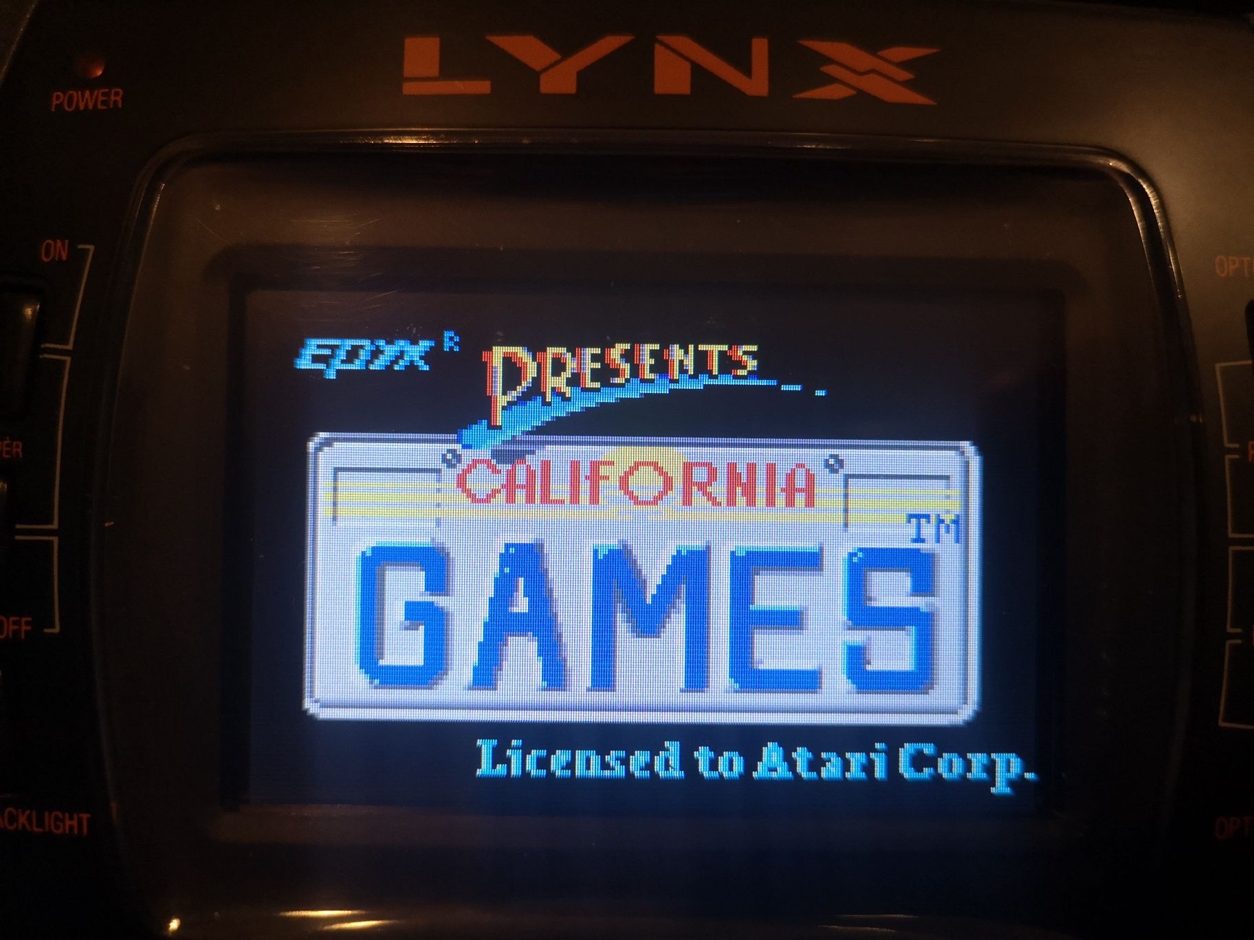 California Games ATARI LYNX gra (retro 1991)rzadkość na rynku SKLEP