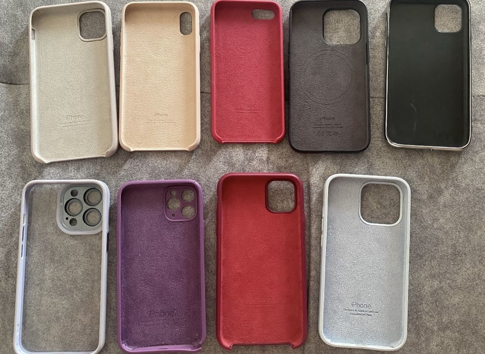 Чехли різних типів