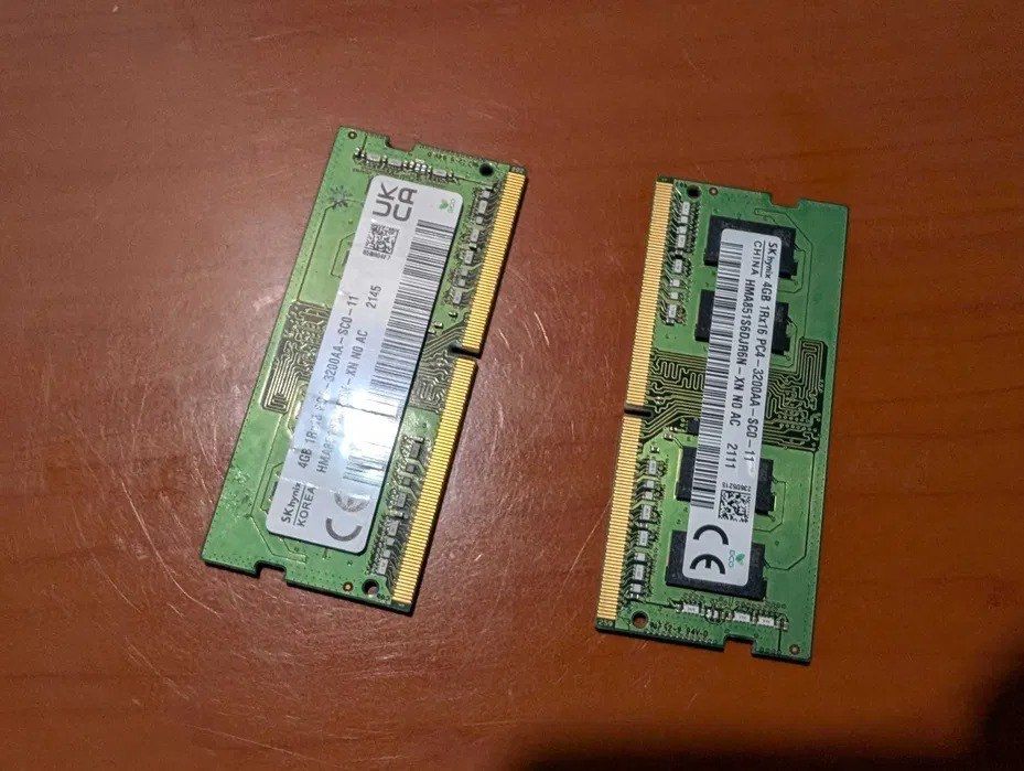 Оперативна пам'ять Hynix \ Ramaxel 4 GB DDR4 3200 2 штуки