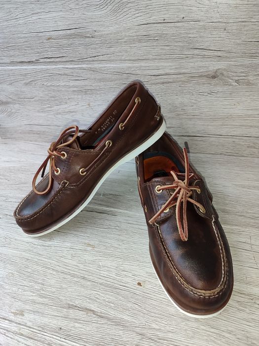 Timberland 43р топсайдеры  мужские туфли кожаные