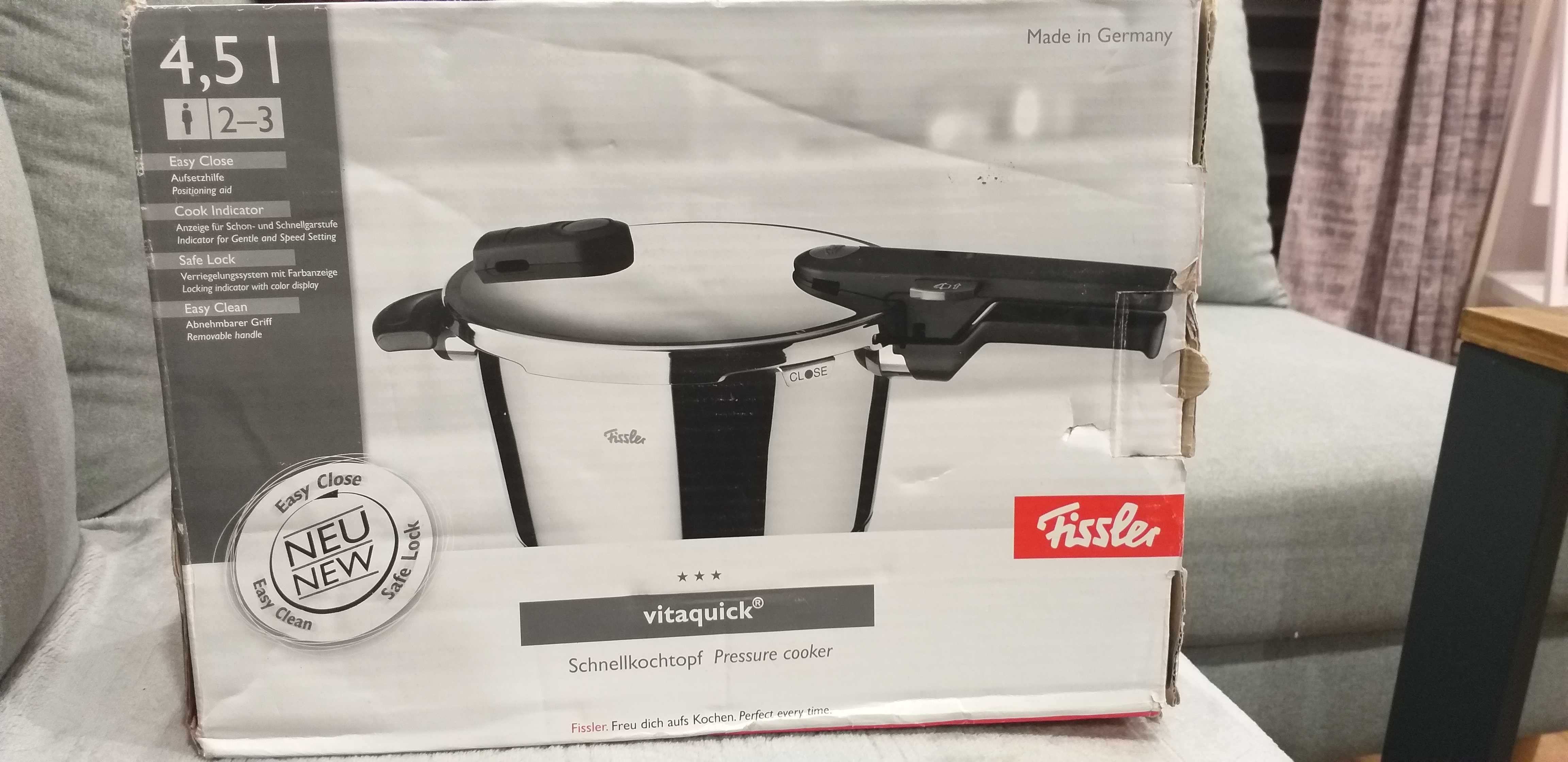 Szybkowar Vitaquick Fissler 22 cm 4,5 l