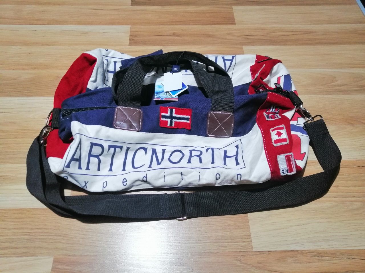 Torba sportowa podróżna Arcticnorth Expedition Tatlow Navy YKK zip