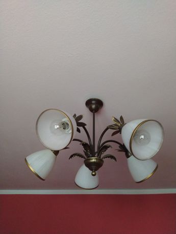 Lampa żyrandol 5 lamp lampy