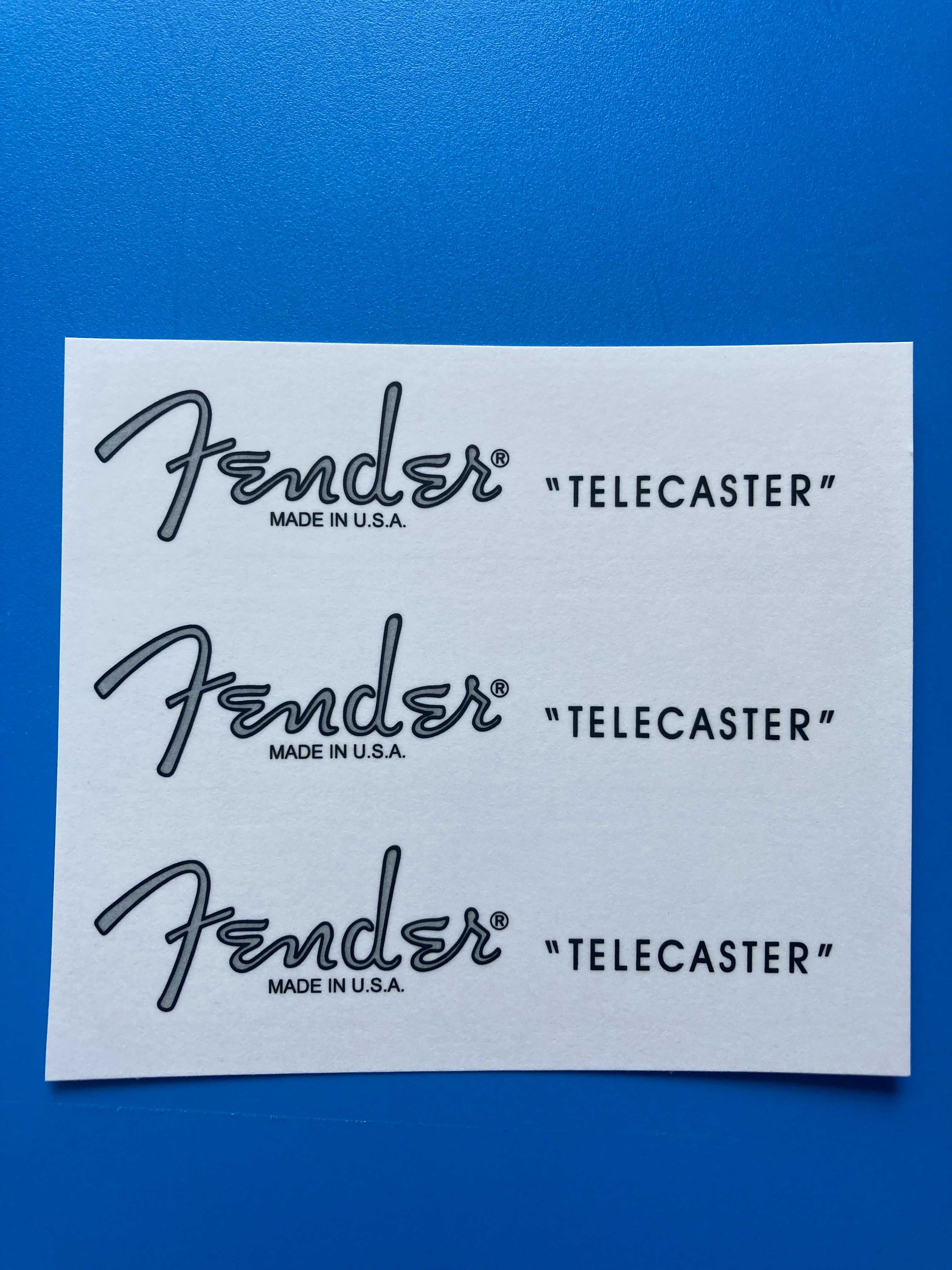 Gitara Fender Telecaster Logo Naklejka