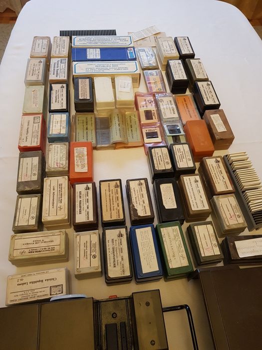 Slajdy przezrocza zdjęcia klisze projektor rzutnik Krokus mega zestaw