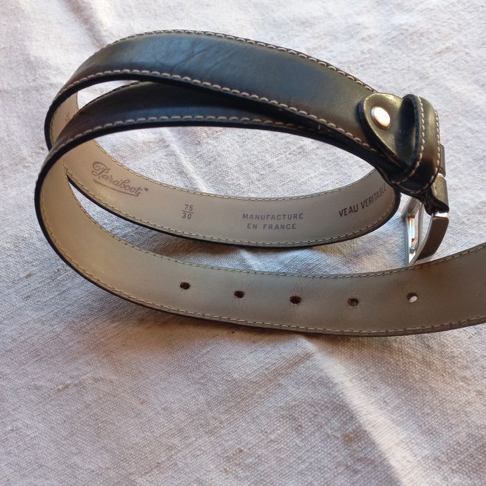 Paraboot leather belt