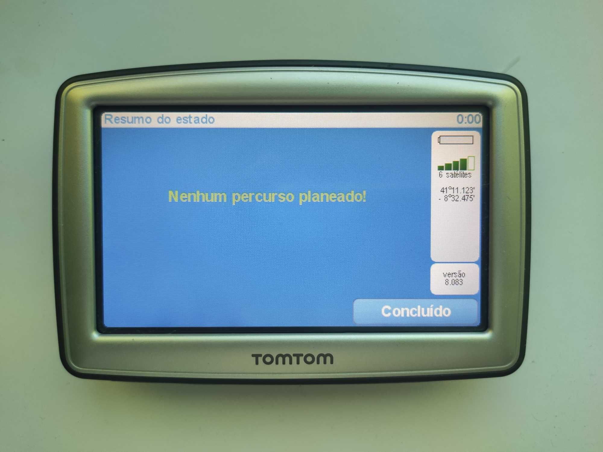 GPS TomTom XL com mapa europeu