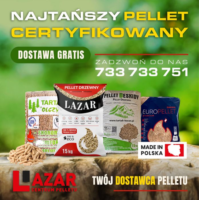 Pelet Drzewny Beskidy Lazar Opał Jakość Transport Brykiet ja
