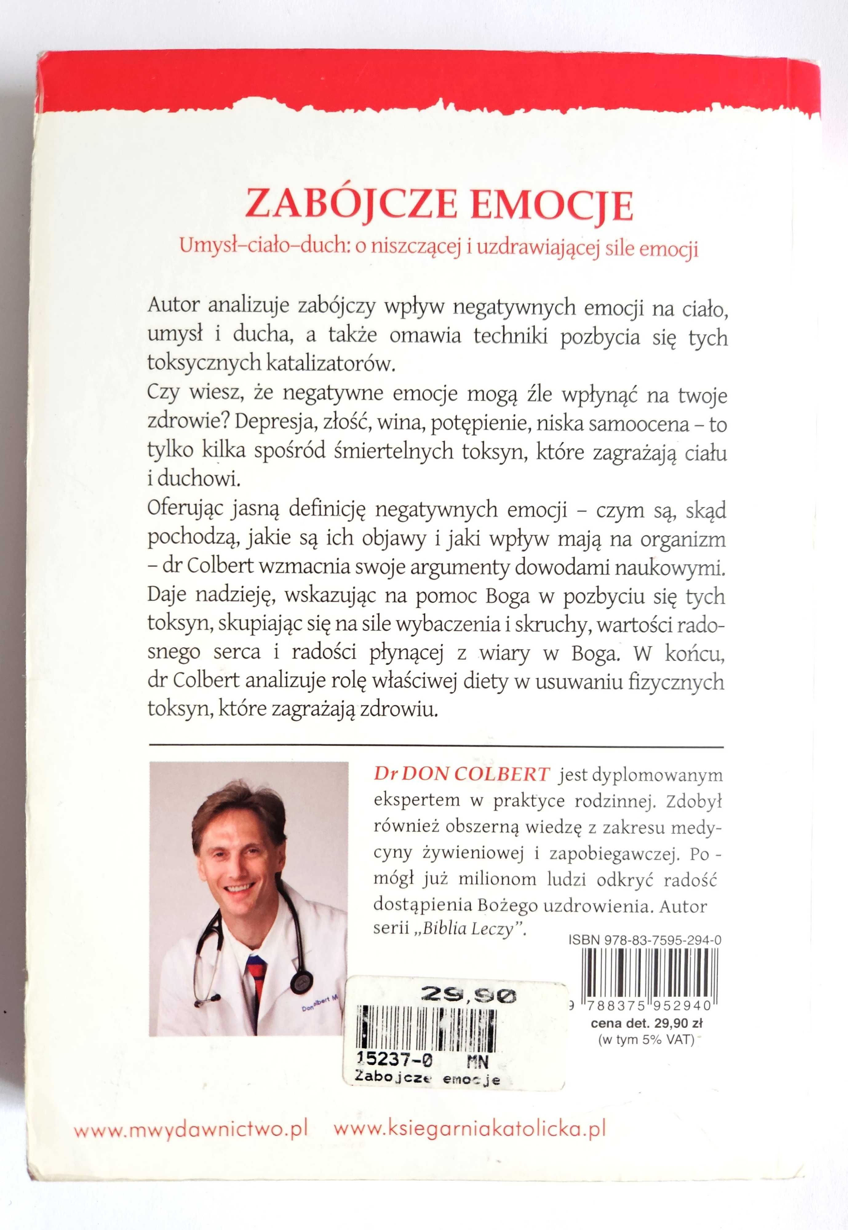 Zabójcze EMOCJE - Don Colbert