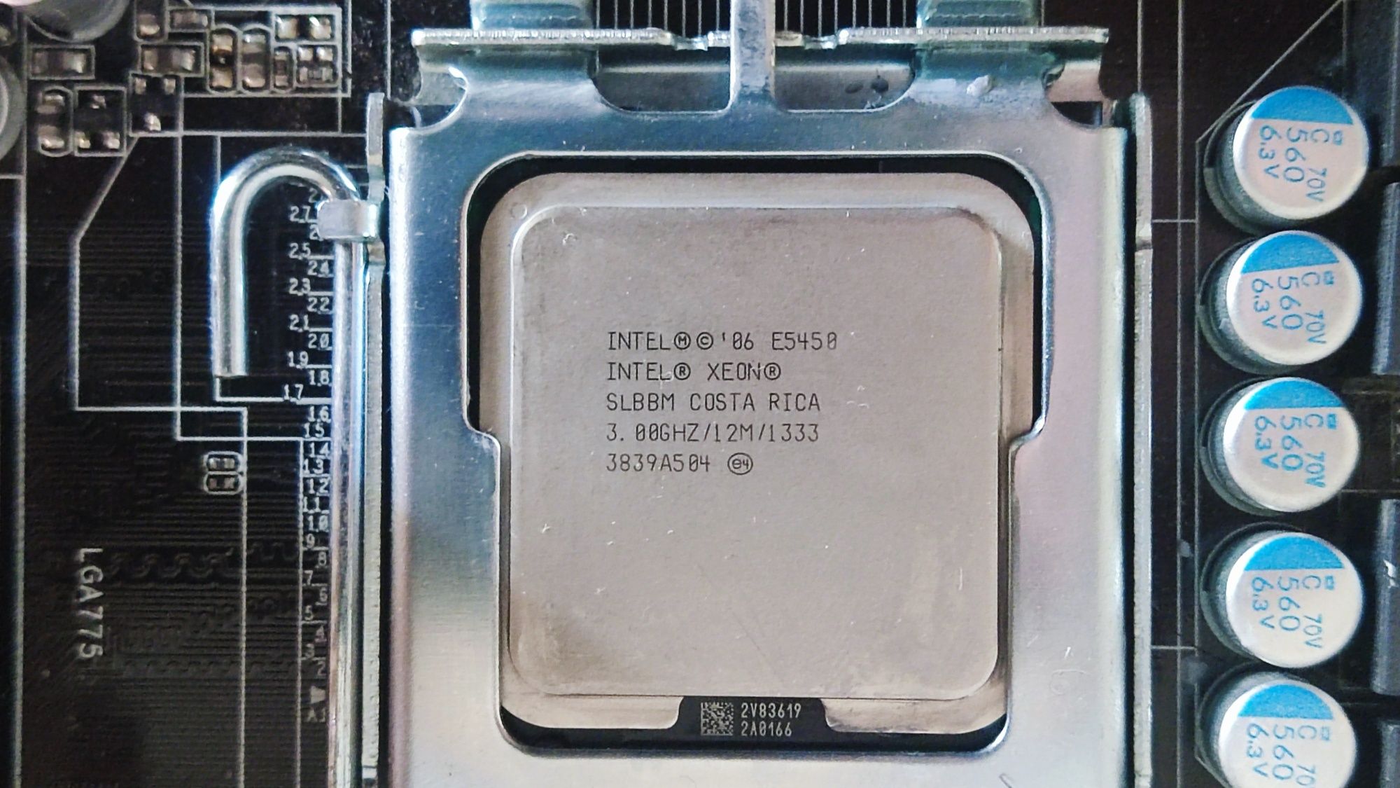 Xeon e5450, 8gb ОЗУ, P5K/EPU + кулер Сборка