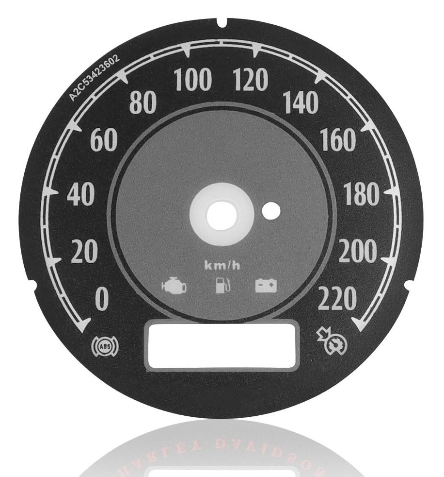 Шкала, диск спідометра в км/год для H-D Sportster Iron