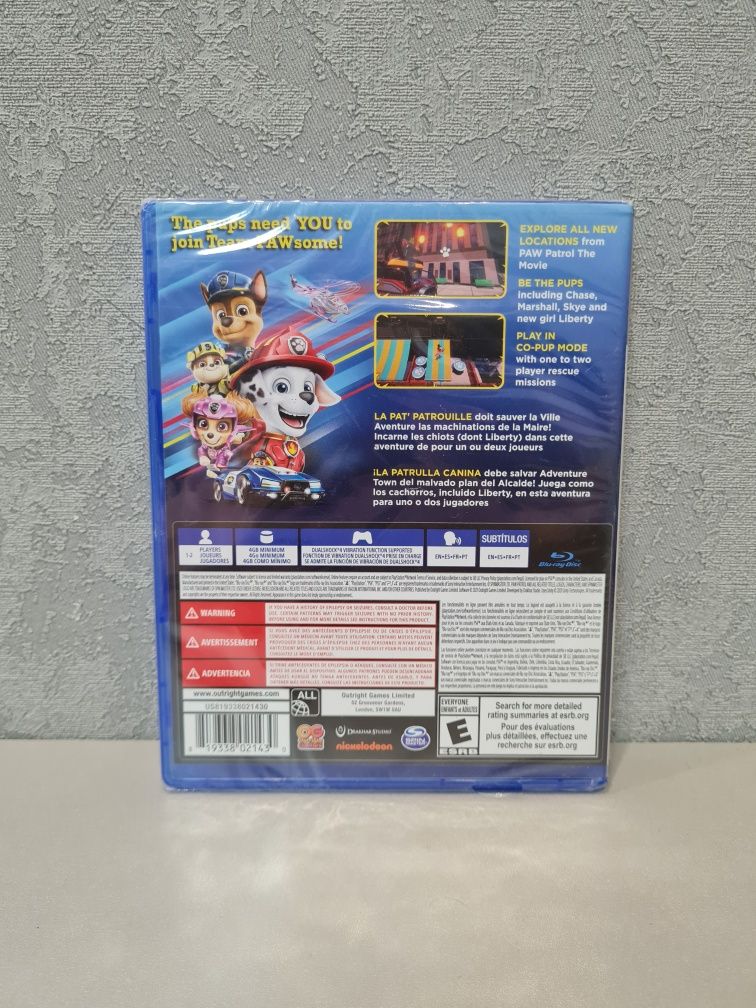 New Paw Patrol Adventure City Calls Щенячий Патруль RUS Магазин Ps4 Ps