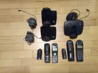 Stacje i telefony bezprzewodowe Siemens i Panasonic uszkodzone