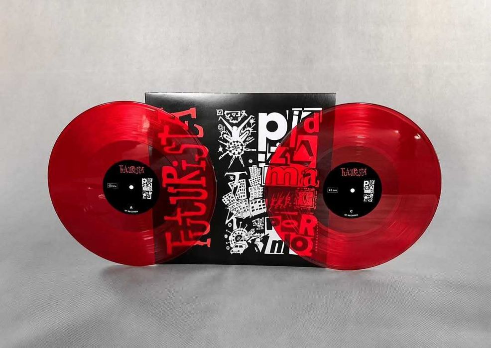 Pidżama Porno - Futurista [2LP] w kolorze clear red
