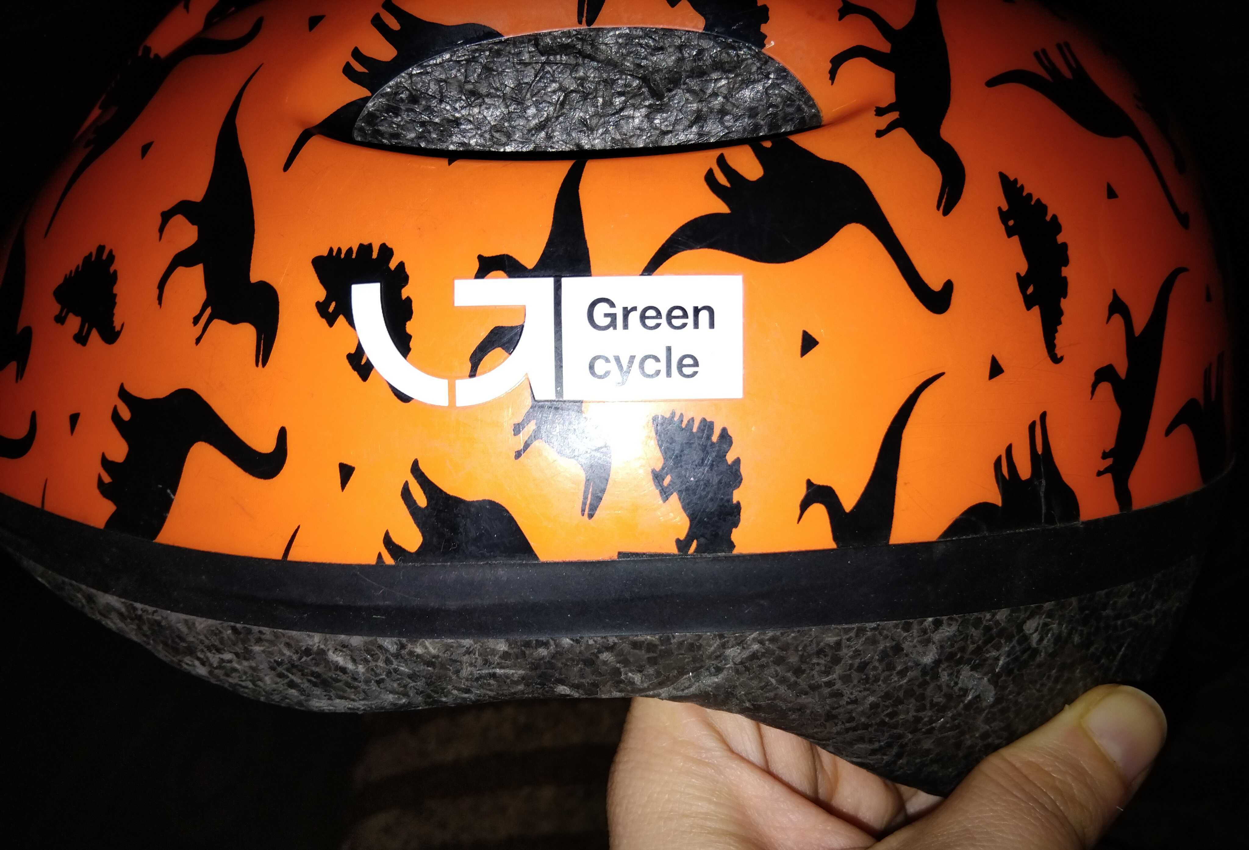 Защита велосипед Green  Cycle (перчатки,налокотники, наколенники,шлем)