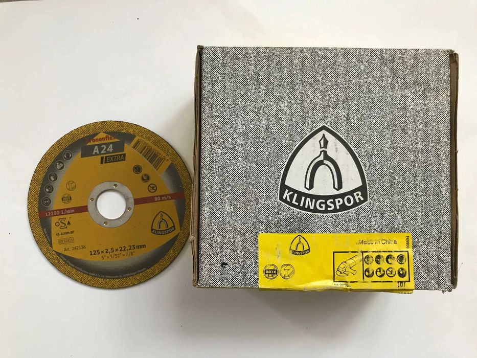 Tarcza do cięcia metalu 125x2,5 Extra Klingspor – 25 szt