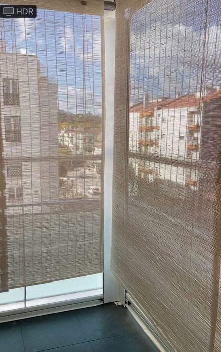 Toldo vertical transparente