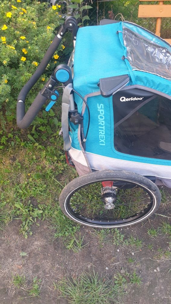 Przyczepka rowerowa jednoosobowa qeridoo sportrex 1 /2020 r