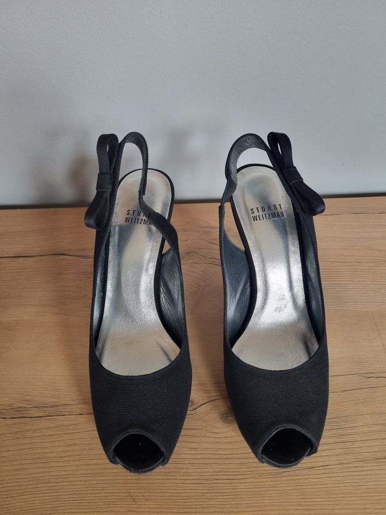 Sandałki na obcasie, STUART WEITZMAN, r. 36,5