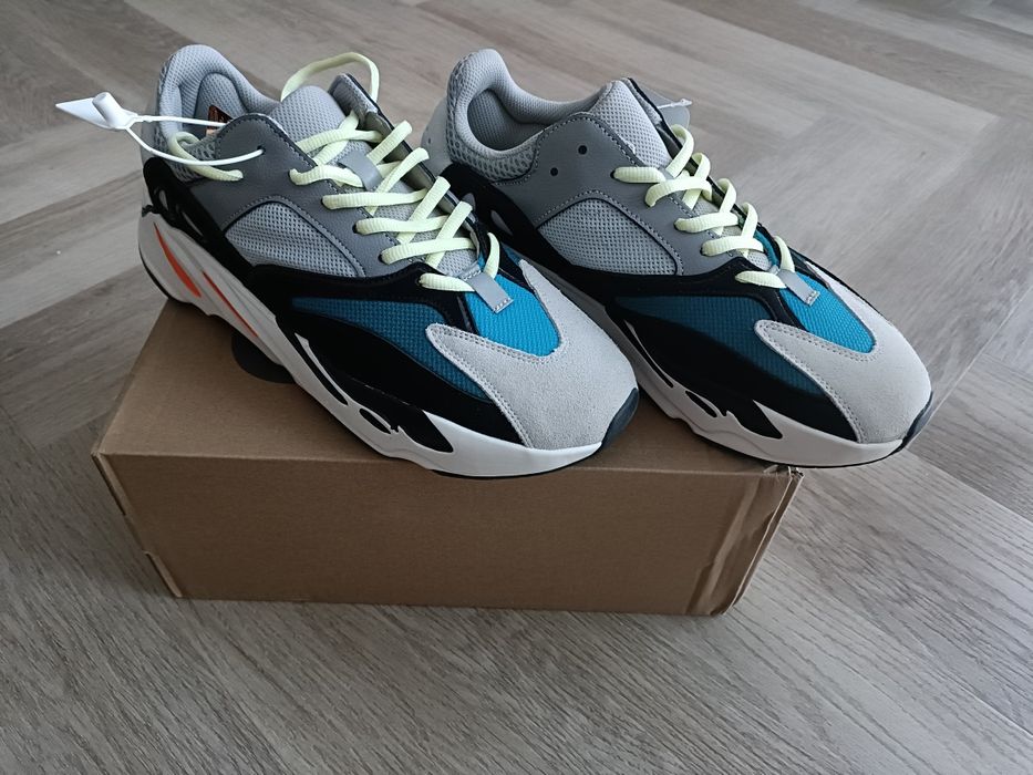 Buty Adidas yeezy wave runner solid grey 44 2/3(Off-white, Balenciaga,