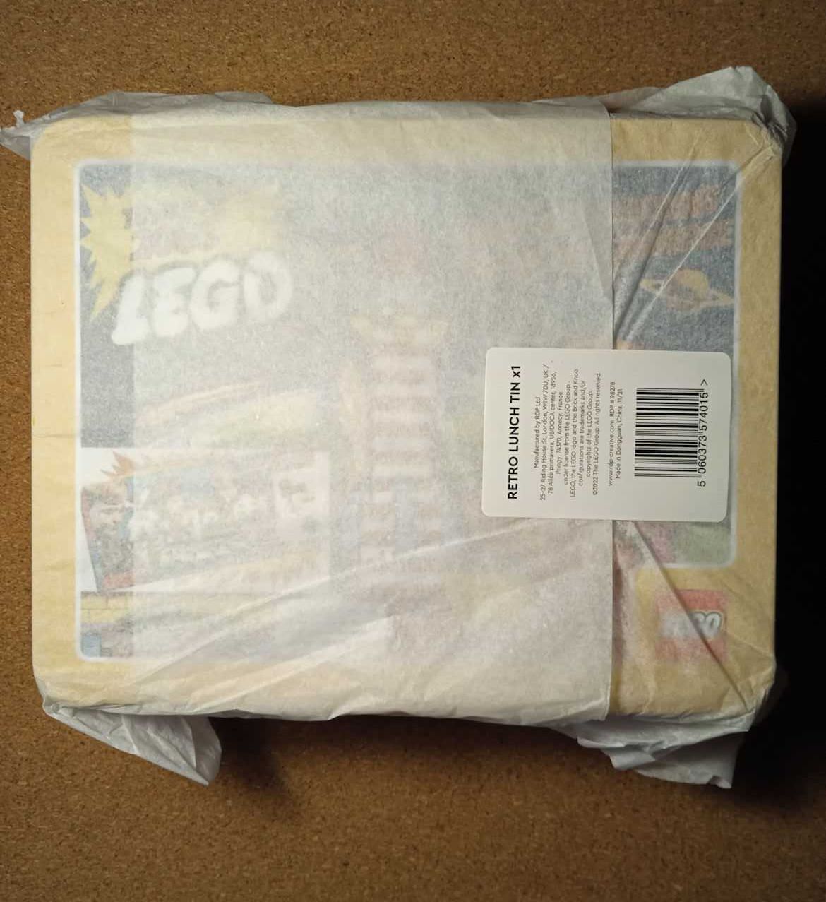 Lancheira Retro 1965 LEGO - NOVO - Portes Gratis