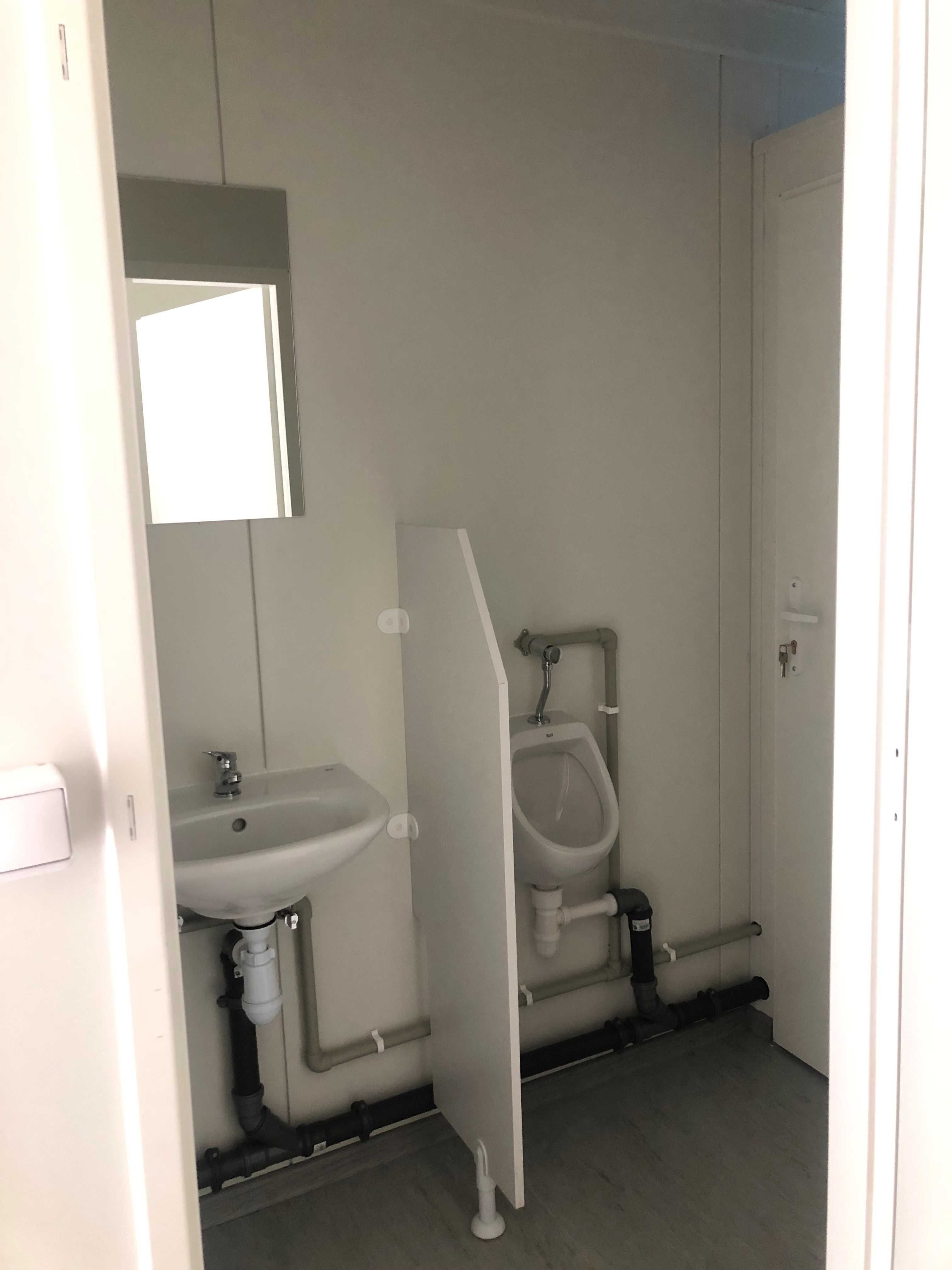 Kontener sanitarny damsko męski z kuchnią i korytarzem MK 20