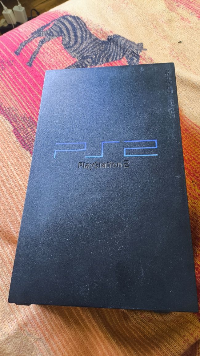 SCPH 30003 R PlayStation 2 Slim + pady, mikrofony i gry SingStar