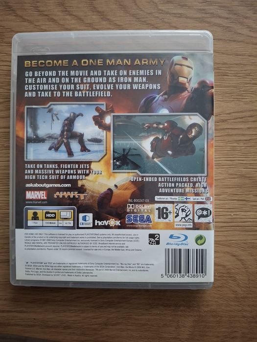 Iron Man PS3 Marvel