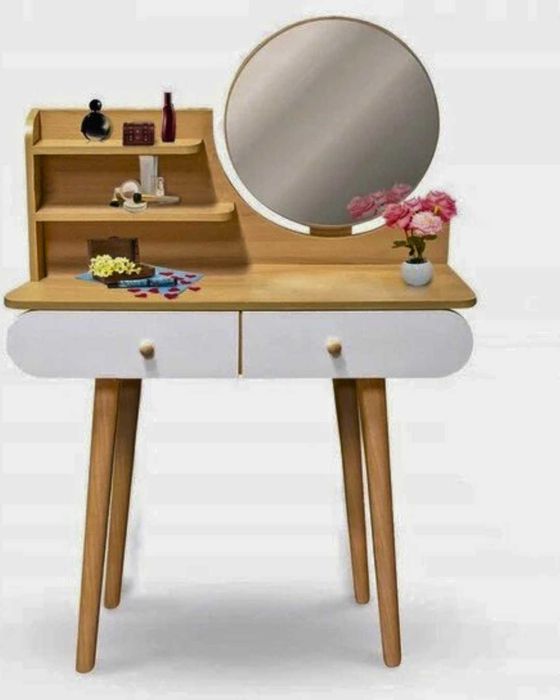 Toaletka Skandynawska JUMI z Lustrem Scandi