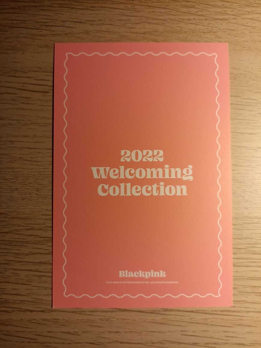 pocztówka Blackpink Welcome Collection 2022 kpop