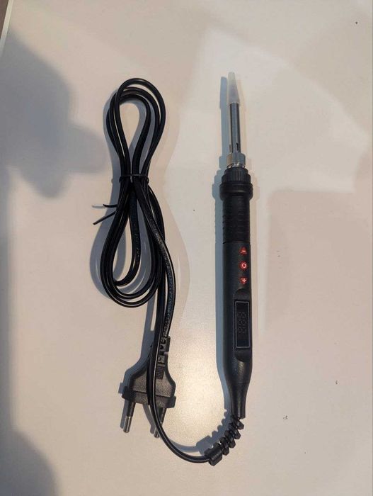 Паяльник JCD 80W з дисплеєм та регулюванням температури + набір жал