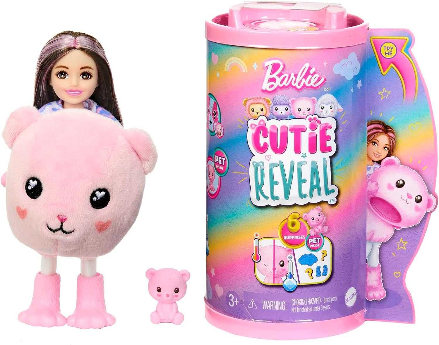 Barbie Cutie Reveal Chelsea Teddy Bear Plush Costume.Кьюті медведик