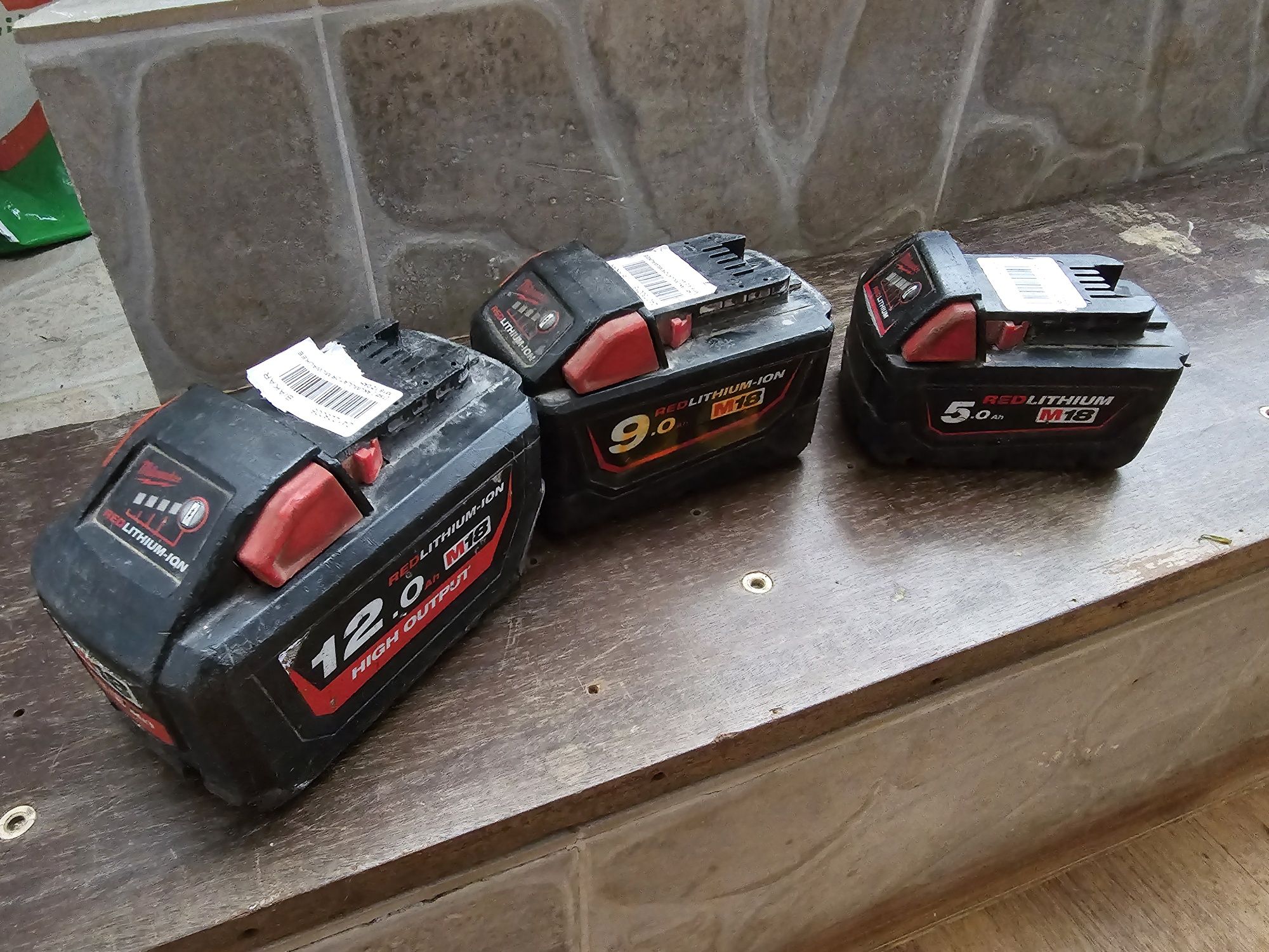 Baterie milwaukee m18 5ah 9ah 12ah