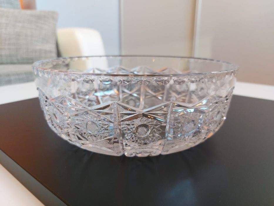 Szkło kryształy PRL - duża misa