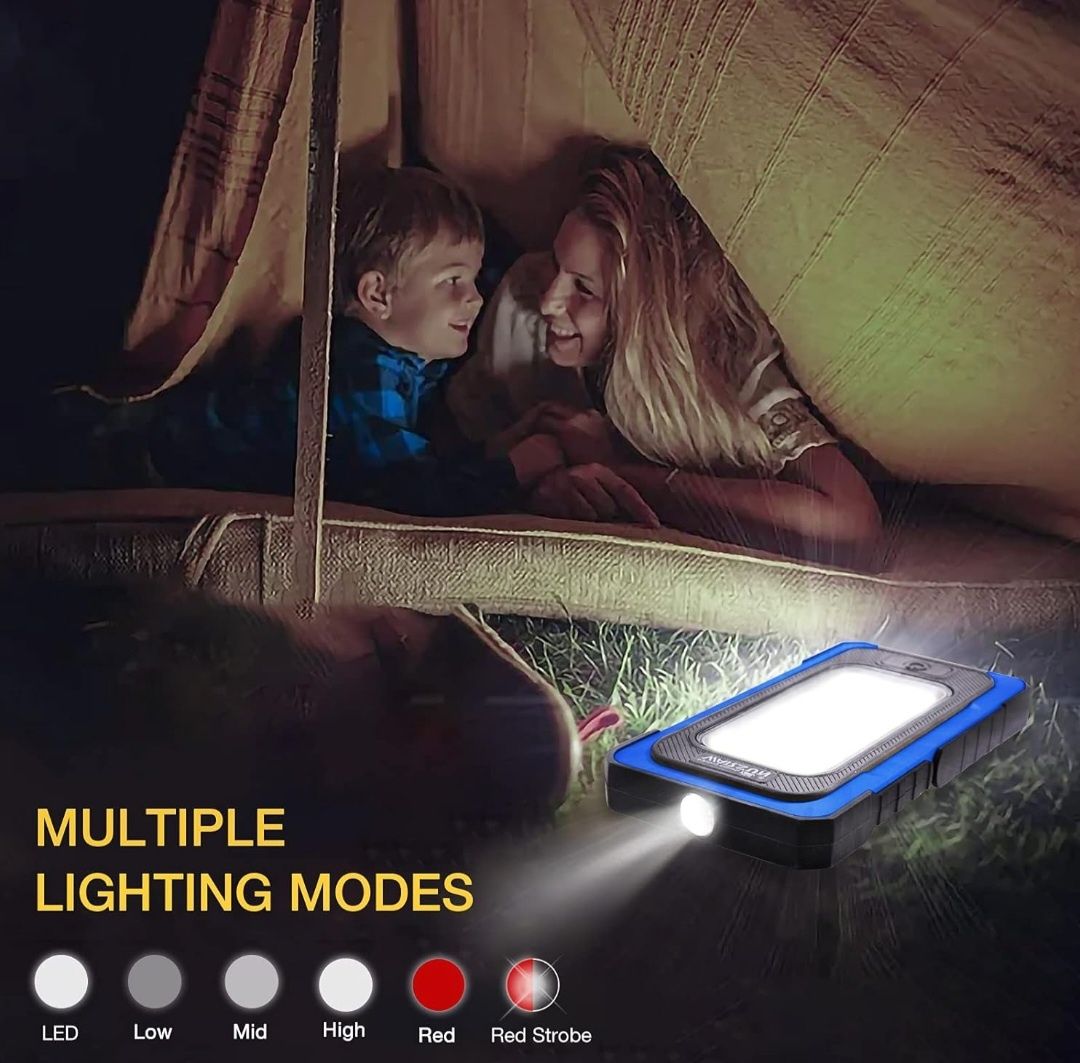 WARSUN Akumulatorowa lampa robocza LED COB