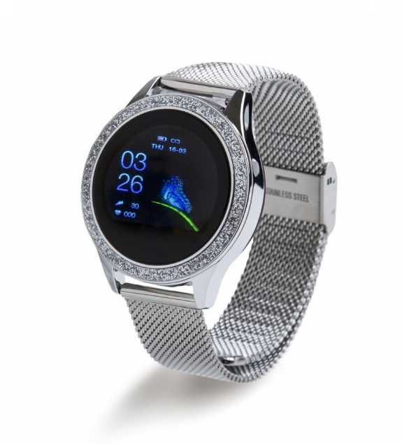 Smartwatch Oromed Oro Smart Crystal srebrny ttst8