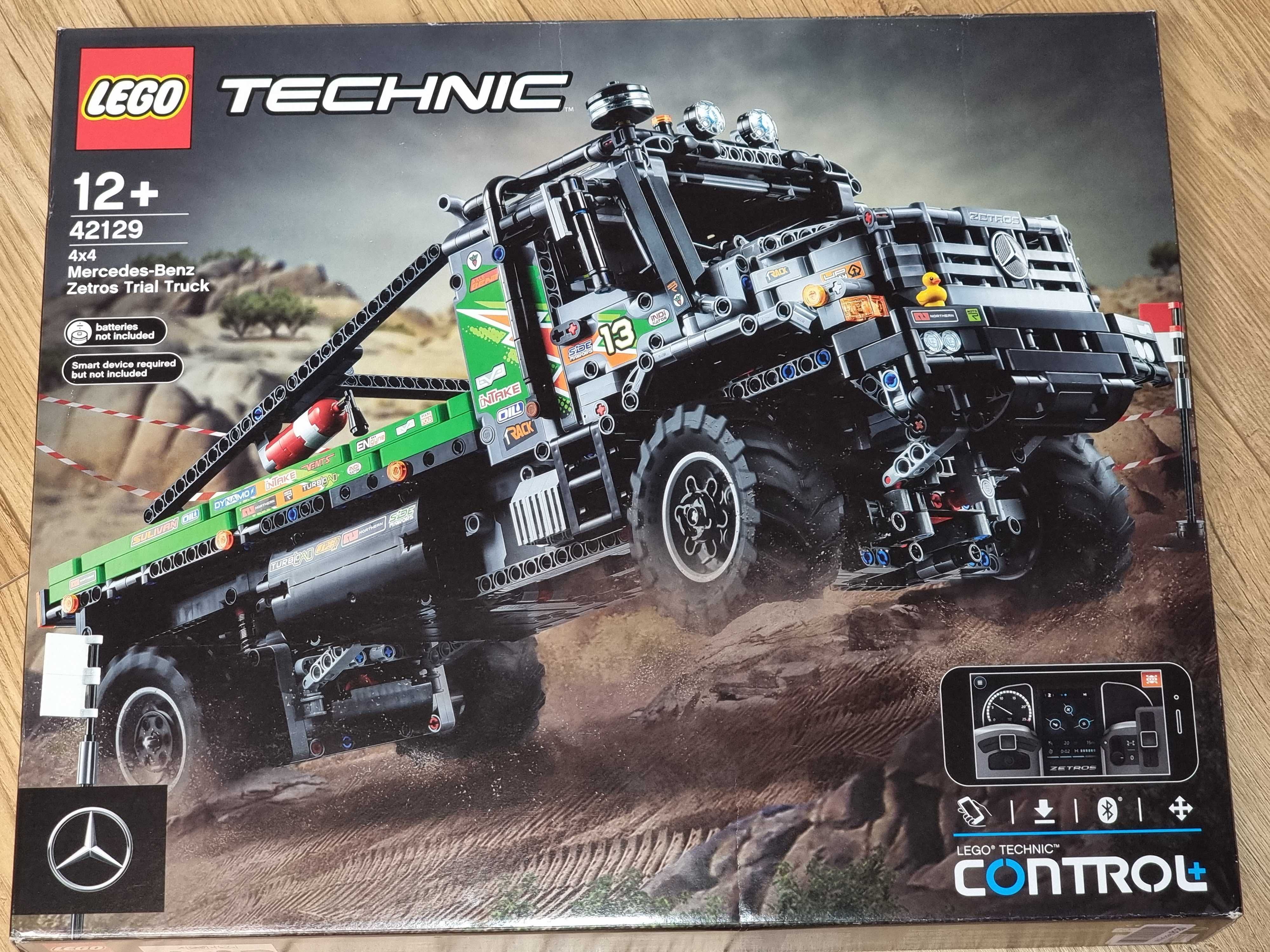 Nowe LEGO Mercedes-Benz Zetros z napędem 4x4 Technic 42129 sterowany