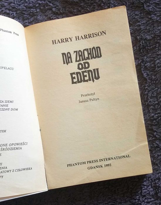 Na zachód od Edenu. Harry Harrison