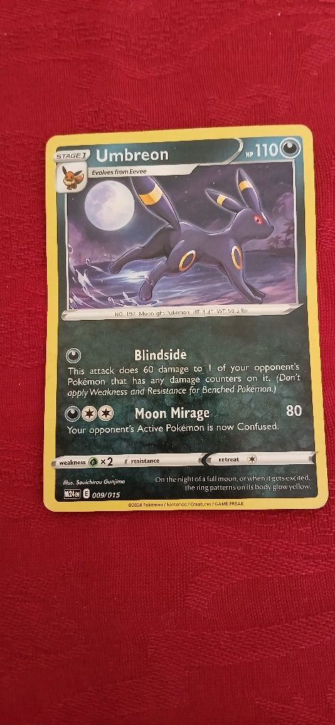 Carta Umbreon -McDonald's 2025