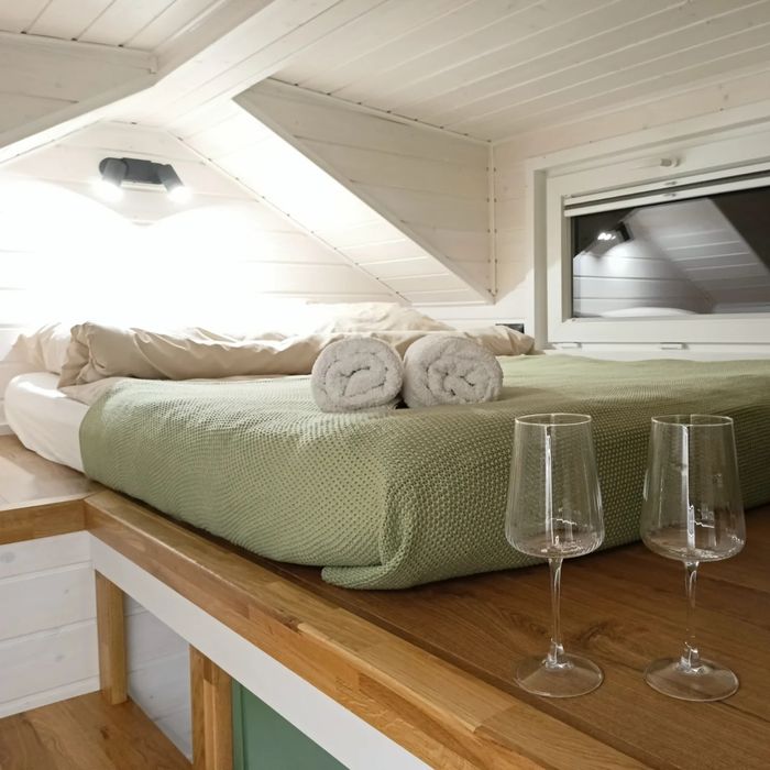 Tiny house, domek z jacuzzi na wynajem