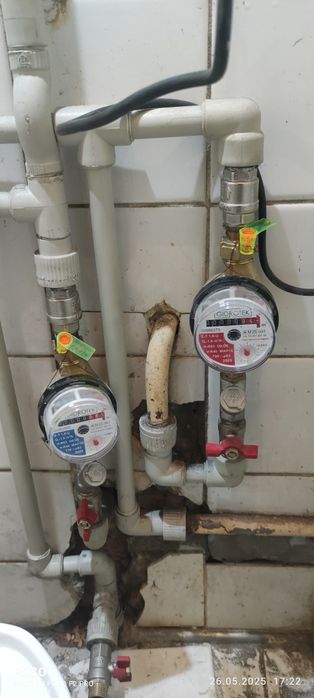 Установка счётчиков поД Ключ.